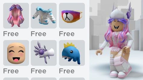 HURRY! GET THESE NEW CUTE FREE ITEMS BEFORE ITS OFFSALE!😳😱 *COMPILATION* Free Headless, Roblox Profile, Bored Jar, Roblox Ideas, Black Hair Roblox, Games Roblox, Roblox Animation, Get Free Stuff, Hand Lettering Tutorial