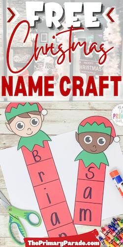 Christmas name craft elf How To Catch An Elf Activities Preschool, Elf Art For Preschoolers, E Is For Elf Preschool Craft, Elf Craft Preschool, Elves Preschool Activities, Elf Craft Kindergarten, Elf Preschool Craft, Christmas Name Activities Preschool, How To Catch An Elf Activities