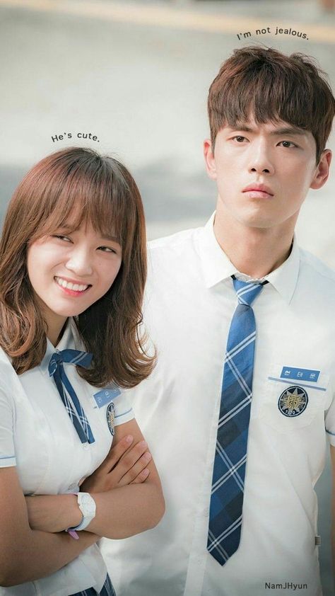 a pretty typical school romance kdrama. if you're younger in age and new to kdramas, i would recommend it. #School2017 School2017 Kdrama, My Shy Boss, Kim Joong Hyun, Drama School, School 2017, Becoming A Father, School Celebration, Kim Sejeong, Korean Drama Best