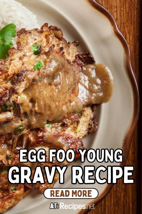 Indulge in savory delight with our Instant Egg Foo Young Gravy Recipe! Transform ordinary eggs into a culinary masterpiece with our easy-to-follow instructions. Perfect for breakfast, brunch, or any meal craving comfort food. Dive into the world of flavorful gravy recipes today! Visit Recipes.net for the full recipe and more egg-centric culinary inspiration. Vegan Egg Foo Young Recipe, Egg Fu Young Gravy, Chinese Gravy Recipes, Asian Gravy Recipe, Egg Foo Young Gravy Recipes, Shrimp Egg Foo Young Recipe Authentic, Egg Fu Young Recipe Easy, Eggfooyoung Recipe, Egg Foo Young Recipe Authentic