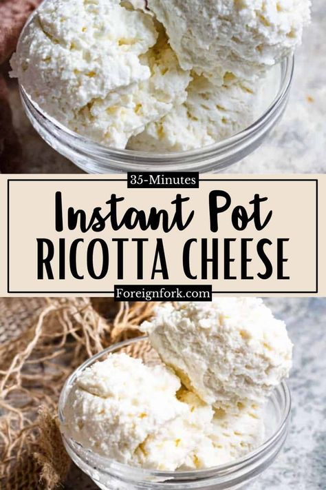 Homemade Ricotta Cheese From Whey, Kitchen Restock, Ricotta Cheese Recipe, Homemade Cheeses, Homemade Ricotta Cheese, Cheese Recipes Homemade, Ricotta Recipe, Ricotta Cheese Recipes, Cheese Making Recipes