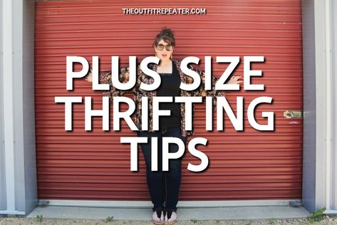 Upcycled Plus Size Clothing, Plus Size Thrifting, Plus Size Upcycled Clothing Diy, Plus Size Thrifted Outfits, Plus Size Thrift, Edgy Outfits Plus Size, Thrifted Transformation, Thrift Shop Outfit, Thrifting Tips