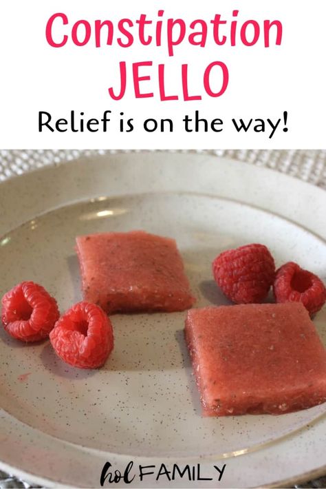 Constipation Relief Fast, Kids Constipation, Ways To Relieve Constipation, Constipation Remedies, Kid Snacks, Constipation Relief, Relieve Constipation, Jello Recipes, Healthy Family