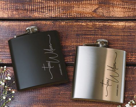 Excited to share the latest addition to my #etsy shop: Personalized Laser Engraved Steel Hip Flask, Custom 6oz Hip Flask, Alcoholic Drink Flask, Best Man Gift, Gift For Dad, Groomsmen Gift https://etsy.me/4316FOO #black #fathersday #personalizedflask #customflask #stai Custom Groomsmen Flasks, Personalised Flask, Personalized Flask, Engraved Flask, Personalized Flasks Women, Custom Flask, Veterans Day Gifts, Cartoon Gift, Hip Flask