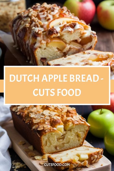 Baking Enthusiasts, prepare to delight your senses with our Dutch Apple Bread recipe. Picture a loaf infused with the sweet essence of apples, a touch of Dutch Apple Bread Recipe, Dutch Apple Bread, Apple Loaf, Apple Bread Recipe, Clean Eating Salads, Dutch Apple, Apple Bread, Gourmet Cooking, Healthy Salad