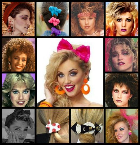 1980s hair dressing and accessories 1980 Aesthetic Fashion, 80s Hair Accessories, 80's Accessories, 1980s Accessories, 80's Hair, 80s Accessories, 1980s Fashion Women, 1980s Hair, Men Costumes