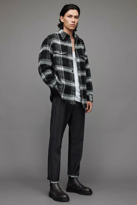 Flannel Men Outfit, Black Boots Outfit Men, Black Boots Men Outfit, Black Chelsea Boots Outfit, Men Vest Outfits, Flannel Outfits Men, Night Out Outfit Clubwear, Flannel Shirt Outfit, Chelsea Boots Men Outfit