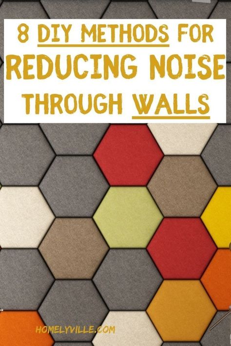 It is a lot tougher to rest if the neighbors keep odd hours. Luckily, you can reduce the noise and soundproof your walls using some simple DIY methods.#soundproof #diy #diymathodsforreducingnoisethroughwalls #reducingnoise #noise #soundproofwalls Noise Reduction Panels, Sound Proofing A Room, Sound Proof Flooring, Soundproofing Diy, Acoustic Panels Diy, Soundproofing Walls, Soundproofing Material, Fabric Tiles, Acoustic Fabric