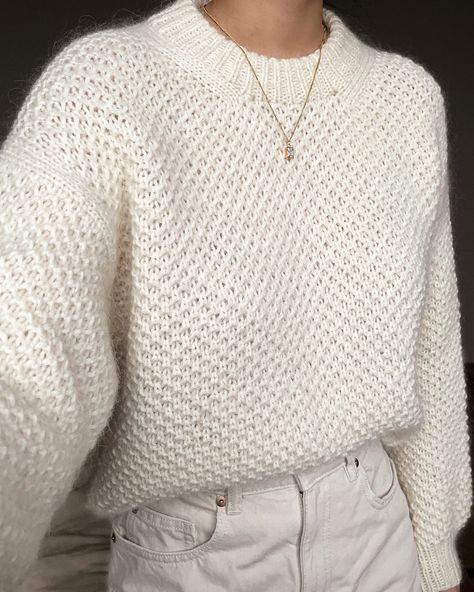 Ravelry: Agnes Sweater by Cookie the Knitter Sweater Patterns To Knit, Drop Shoulder Sweater Pattern, Sweater Knit Pattern, Sweater Pattern Crochet, Knit Sweater Pattern, Summer Knitting Patterns, Light Knit Sweater, Brioche Knitting, Brioche Stitch