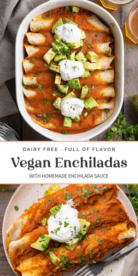 Lentil Enchiladas, Vegan Refried Beans, Refried Bean, Canning Refried Beans, Refried Beans Recipe, Vegan Enchiladas, Recipes With Enchilada Sauce, Homemade Enchilada Sauce, Homemade Enchiladas