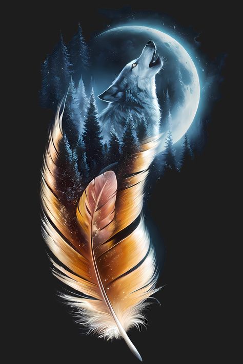 Wolf's Dreams Classic T-Shirt Wallpaper Wolf, Wolves Photography, Wolf Art Fantasy, Horse Art Drawing, Wolf Tattoo Sleeve, Native American Wolf, Dream Catcher Art, Wolf Photography, Wolf Images