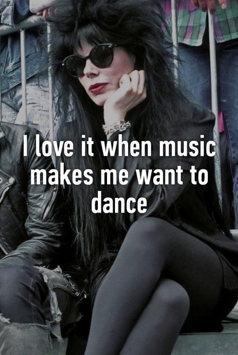 It's just the urge to dance and move <3 #gothwhisper #goth Goth Dancing, Dancing Drawing, Music Whisper, Good Vibes, Dancing, That Look, Music, Quick Saves