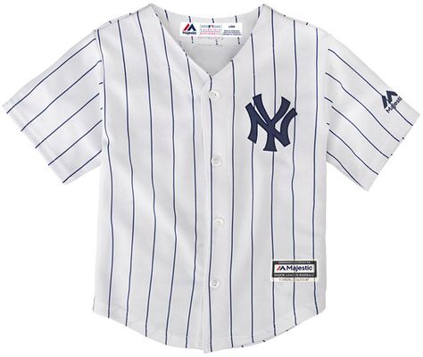 Majestic Babies' New York Yankees Replica Jersey Yankees Baby, Yankees Jersey, Gleyber Torres, Yankees Fan, Toddler Nikes, Personalized Jersey, Derek Jeter, Team Jersey, Home Team