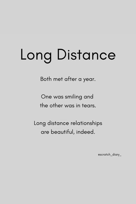 Long Distance Both Met After A Year #relationship #relationshipgoals #relationshipquotes #relationshipadvice #relationshiptips Starting Long Distance Relationship, New Year Wishes For Long Distance Relationship, Pick Up Lines For Long Distance Relationship, Long Distance Relationship Diary Ideas, Long Distance Couple Quotes, Poem For Long Distance Relationship, Long Distance Relationship Quotes Aesthetic, Long Distance Relationship Poems For Him, Lines For Long Distance Relationship