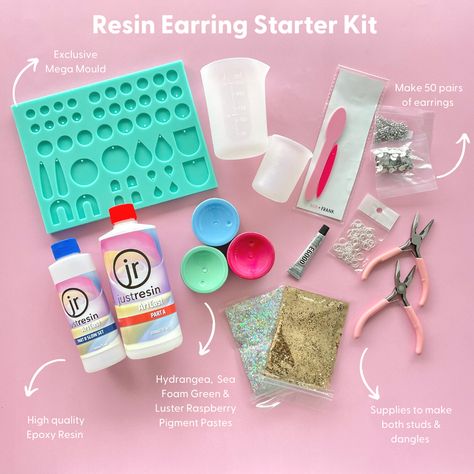 Start your polymer clay earring journey with our Polymer Clay Earring Starter Kit. We offer Afterpay to Australian & NZ customers. Resin Earring, Diy Jewelry Display, Acrylic Shapes, Jewelry Pliers, Resin Clay, Surgical Steel Earrings, Earring Making, Titanium White, Laser Cut Acrylic