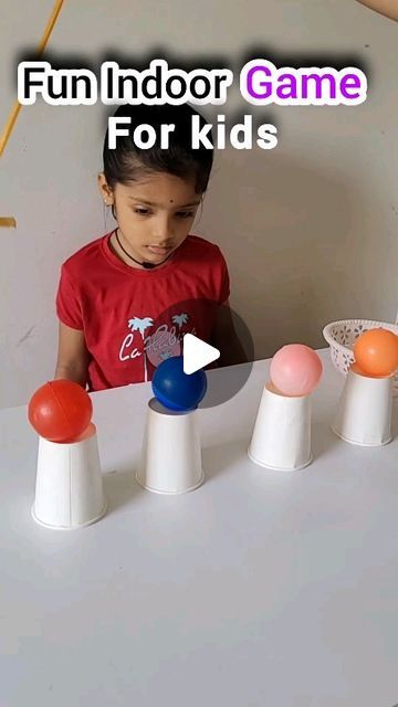 Action Based Learning Activities, Fun Activity For Preschool, Playgroup Activity Ideas, Paper Cup Games For Kids, Kids Indoor Games Simple, Activities For Play Group Kids, Games For Playgroup Kids, Indoor Activity For Kids, Activities For Playgroup