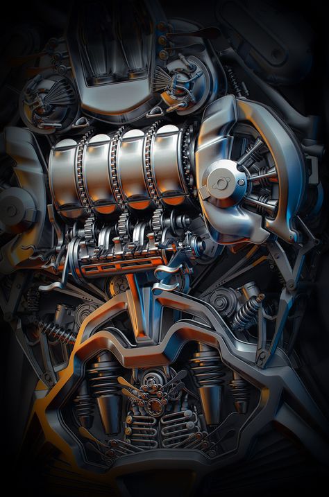 Time Machine//KLO on Behance Time Machine Tattoo Design, Biomechanics Tattoo, Machine Wallpaper, Settle Wallpapers, Mechanical Machine, Never Settle Wallpapers, Bentley Logo, Hood Wallpapers, Mechanical Projects