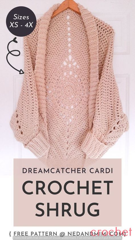 Free Crochet Pattern & Aesthetic Vibes Crotcheting Projects, Crochet Pattern Aesthetic, Hand Crocheting, Macrame Designs, Pattern Aesthetic, Crochet Wall Hanging, Crochet Wearables, Crochet Shrug Pattern, Shrug Pattern