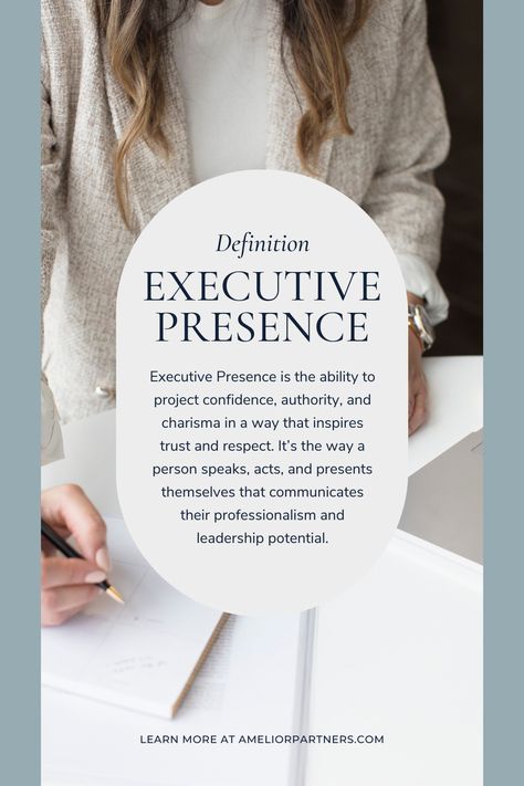 Unlock your full potential and elevate your career with the power of Executive Presence! This guide explains the 5 Pillars of Executive Presence and provides practical tips and techniques to enhance yours. Whether you're a business leader, entrepreneur, or rising professional, this guide will help you take control of your personal brand and create a lasting impact in any setting. Read it now on the blog. Effective Leadership Skills, Business Writing Skills, Executive Presence, Good Leadership Skills, 5 Pillars, Leadership Inspiration, Executive Woman, Job Advice, Leadership Management