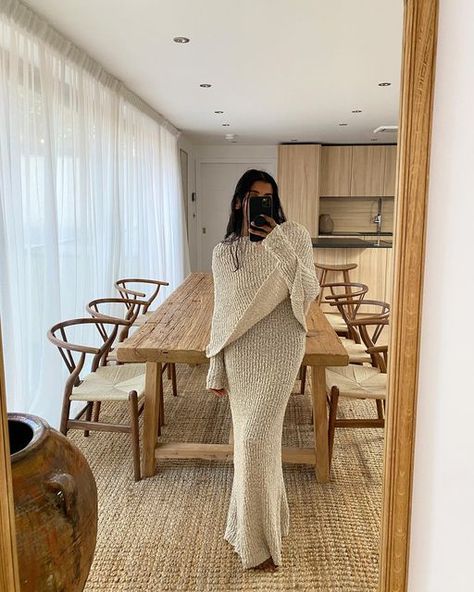 Monikh on Instagram: "Really fallen for @bymalenebirger this season. A heavy knitted dress with fold over cape. *gift" Modest Summer Dresses, Online Closet, The Hours, Mama Style, Classy Casual Outfits, Inspiring Spaces, Classy Casual, Yes To The Dress, Outfit Look