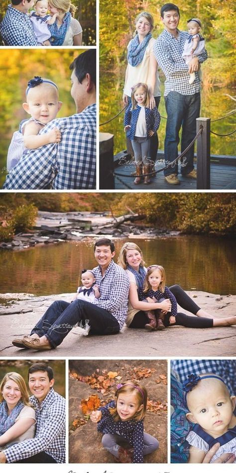 Nature Photography Portrait, Creek Nature, Large Family Poses, Fall Family Portraits, Fall Portraits, Family Portrait Poses, Sibling Photography, Family Poses, Family Pic