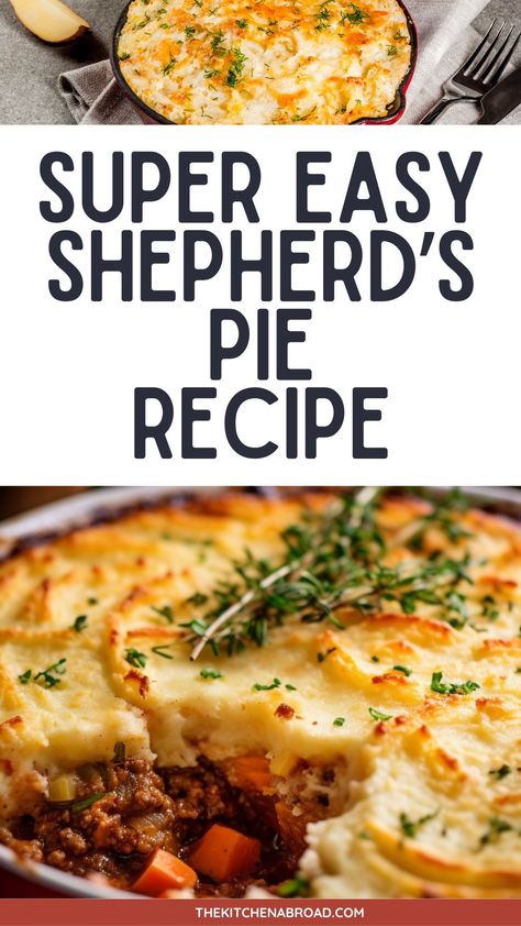 Explore the world of vegetarian comfort food with our vegetarian shepherd's pie recipe. Packed with plant-based protein and hearty vegetables, it's a delicious and satisfying alternative to the traditional version. Vegetarian Shepherds Pie, Easy Shepherds Pie, Shepherd's Pie Recipe, Potato Toppings, Shepherds Pie Recipe, Cook Recipes, Cottage Pie, Shepherd's Pie, Tender Beef