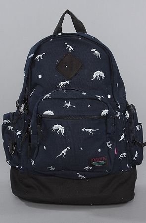 The Jurassic Knapsack in Dark Navy Dinosaur Fashion, Dino Backpack, Grunge Fits, Dinosaur Backpack, Kids School Backpack, Streetwear Styles, Disney Bag, Cool Socks