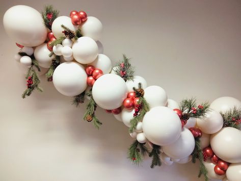 Red Green White Balloon Garland, Baby It’s Cold Outside Balloon Garland, Christmas Birthday Balloon Garland, Rustic Christmas Balloon Garland, Neutral Christmas Balloon Garland, Elegant Christmas Balloon Garland, Classy Holiday Party Decor, Christmas Tree Balloon Garland, Christmas Theme Balloon Arch