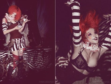 Dark Cabaret, Tattoos On Back, Glamorous Curls, Emilie Autumn, Circus Aesthetic, Dark Circus, Human Poses Reference, Poses References, Arte Inspo