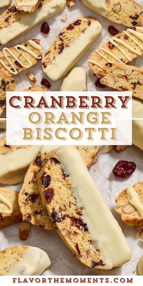 Cranberry Orange Biscotti Biscotti Orange Cranberry, Oatmeal Cranberry Dunkers Recipe, Cranberry Walnut Biscotti, White Chocolate Cranberry Biscotti, Chocolate Orange Shortbread Cookies, Cranberry Orange Pistachio Biscotti, Cranberry Orange Biscotti Recipe Easy, How To Zest An Orange, Orange Cranberry Biscotti Recipe