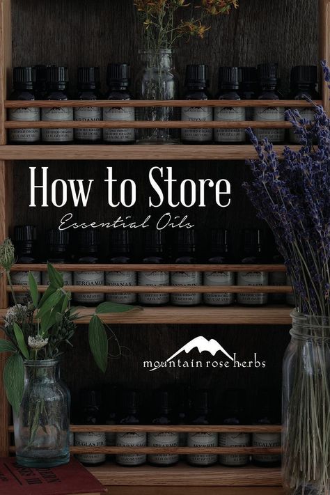 Essential Oil Storage Tips for Maximizing EO Shelf Life Essential Oil Shelf Diy, Mountain Rose Herbs, Essential Oils Guide, Diy Essentials, Essential Oil Storage, Chamomile Oil, Anti Aging Oils, Storage Tips, Chamomile Essential Oil