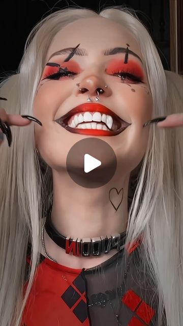 ᴹᵉᵍᵃⁿ on Instagram: "#clown #harleyquinn #makeup #makeupartist #tiktok #tiktokers #tiktokviral #tiktokvideo #tiktokvideos #foryourpage #foryoupage #foryou #fypシ #fyp" Harley Quinn, Makeup Artist, Makeup, On Instagram, Quick Saves, Instagram, Make Up