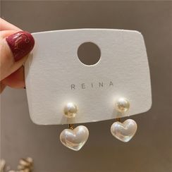 My Saved Items - Free Worldwide Shipping | YesStyle Pasta Gigi, Asymmetrical Earrings, Geometric Studs, Heart Shaped Earrings, Hair Spray, Heart Drop Earrings, Jewelry Lookbook, Pearl Earrings Dangle, Girly Jewelry