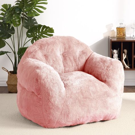 Giant Bean Bag Chair for Adults Kids, Hign-Density Foam Filled Sofa Chair with Armrests for Living Room Bedroom - Walmart.com Beanbag Sofa, Giant Bean Bag, Giant Bean Bag Chair, Adult Bean Bag Chair, Large Bean Bags, Giant Bean Bags, Attic Space, Bean Bag Sofa, Lazy Sofa