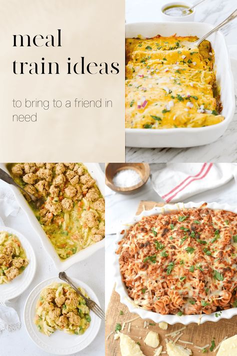 Low Carb Meal Train Ideas, Healthy Meals To Take To Someone, Make Ahead Comfort Food, Dinner To Share With Friends, Mexican Meal Train Ideas, Meals Train Ideas, Ronald Mcdonald House Meals Ideas, Best Meal Train Meals New Moms, Healthy Post Surgery Meals