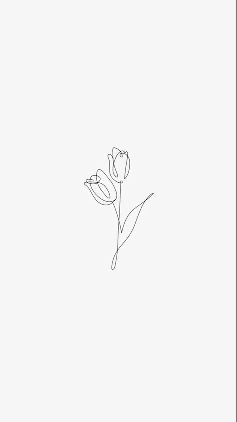 Pink Tulips Tattoo, Dainty Narcissus Flower Tattoo, Flower Tattoos Abstract, Tulip In A Vase Tattoo, Tulip Tattoo Spine, Tulip One Line Tattoo, Pansy Line Drawing, Tulip Tattoo Minimalist, Continuous Line Flower Tattoo