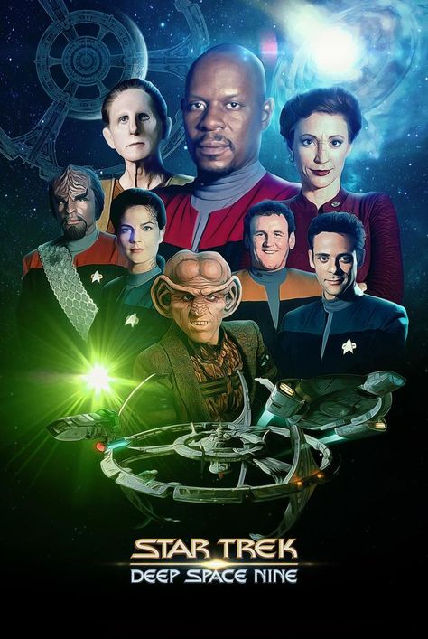 Star Trek Deep Space Nine Review. My Favourite Episode From Each Season. Star Trek Voyager Poster, Star Trek: Enterprise, Nana Visitor, Star Trek Wallpaper, Star Trek Poster, Doug Jones, Star Trek Cast, Star Trek Ds9, Deep Space 9