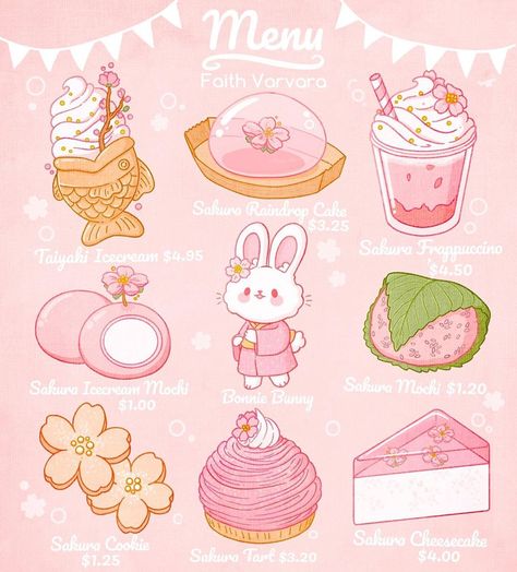 Faith Varvara, 귀여운 음식 그림, Stickers Kawaii, Cute Food Drawings, Cute Food Art, Cute Animal Drawings Kawaii, Cute Kawaii Drawings, Kawaii Doodles, Kawaii Food