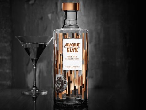 The liquor industry is experiencing 3 seismic changes | Business Insider Absolut Elyx Vodka, Absolut Elyx, Brilliant Packaging, Vodka Brands, Premium Vodka, Absolut Vodka, Alcohol Bottles, Key Visual, Wine Packaging