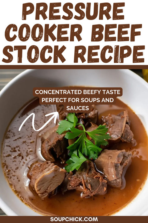 Pressure Cooker Beef Stock Recipe How To Make Beef Stock, Beef Stock From Bones, Beef Stock Recipe, Homemade Beef Stock, Beef Stock Recipes, Beef Soup Bones, Pressure Cooker Beef, Homemade Stock, Stock Recipes