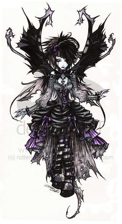 Goth Fairy, Illustration Fantasy, Gothic Fairy, Fairy Dragon, Gothic Fantasy Art, Fairy Pictures, Art Tumblr, Dark Fairy, Fairy Tattoo