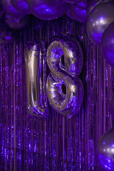 Purple Birthday Party Theme, 2000s Birthday Party Theme, 18th Party Ideas, 12th Birthday Party Ideas, 18th Party, Euphoria Party, 70s Disco Party, 18th Birthday Party Themes, Purple Birthday Party