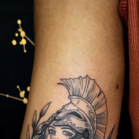 Elissia on Instagram: "Thank you Daniece for this super fun Athena custom!✨Would love to do more pieces like this! . . . #tattooideas #tattoos #tattoo #athena #athenatattoo #goddess #goddesstattoo #warrior #tattoostyle #toronto #torontotattoo #torontotattooartist #tattooartist #tattooart #spear #fantasy #fantasyart #love #beautiful #ink #pretty #greekmythology" Spear Fantasy, Athena Tattoo, Goddess Tattoo, Tattoo Style, Tattoo Artists, Do More, Art Tattoo, Tattoo Ideas, Fantasy Art