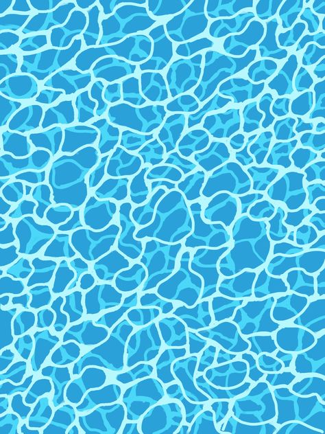 A digital painting of a swimming pool Pool Water Illustration, Pool Painting Art, Pool Water Drawing, How To Paint Pool Water, Pool Art Painting, How To Draw Pool Water, Pool Illustration Art, Pool Water Painting, Water Pattern Illustration