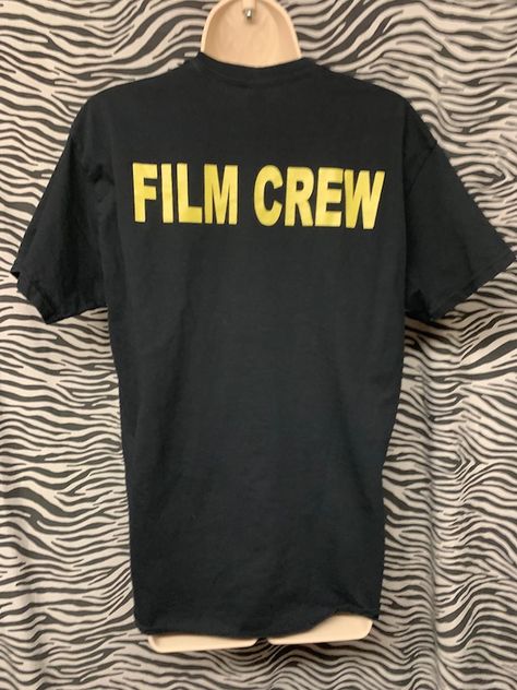 Film Crew Tshirt, Crew Tshirt Design, Crew Shirt Design, Film Crew, Funny Films, Letter T, Movie T Shirts, Crew Shirt, Costume Design