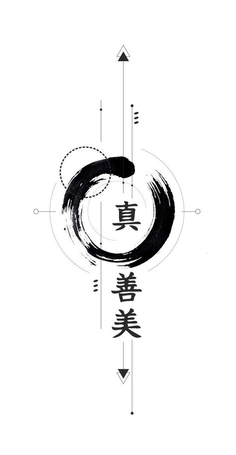 Enso Tattoo Woman, Enso Tattoo, Japanese Tattoo Words, Zen Tattoo, Cyberpunk Tattoo, Tato Dada, Band Tattoo Designs, Taurus Tattoos, Shape Tattoo