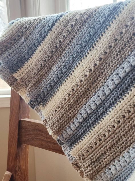 Modern crochet blanket free patterns Blue And Tan Crochet Blanket, Blue Crochet Baby Blanket, Crochet Blue Blanket, Blue Crochet Blanket, Baby Boy Crochet Blanket, Modern Crochet Blanket, Blue Baby Blanket, Crochet Baby Blanket Free Pattern, Crochet Skirt Pattern