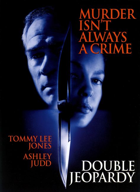 Double Jeopardy Double Jeopardy, Ashley Judd, Tommy Lee Jones, 90s Memories, Tommy Lee, Original Movie Posters, Cinema Posters, Movie Buff, February 22