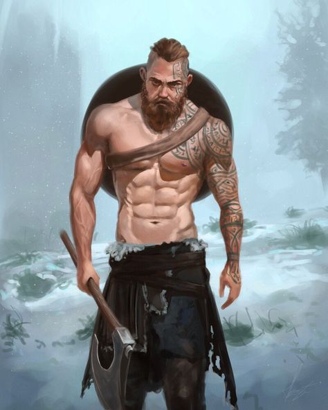 Viking Character Design, Arte Viking, Viking Character, Warrior Concept Art, Viking Men, Viking Culture, Character Inspiration Male, Viking Art, Concept Art Character