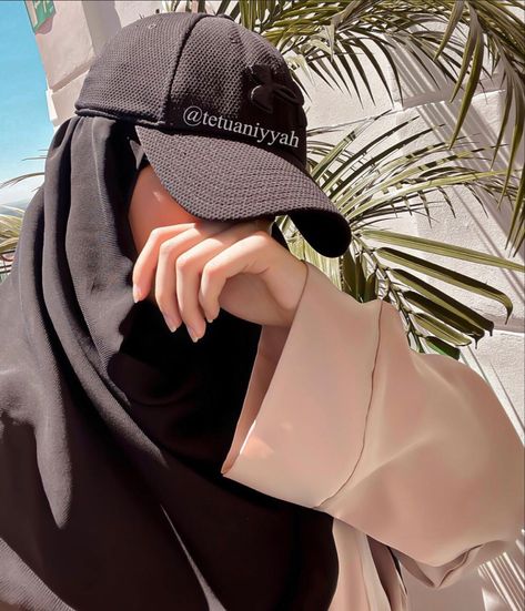 Cap With Hijab, A Cap, The Clothes, On Instagram, Clothes, Instagram, Black